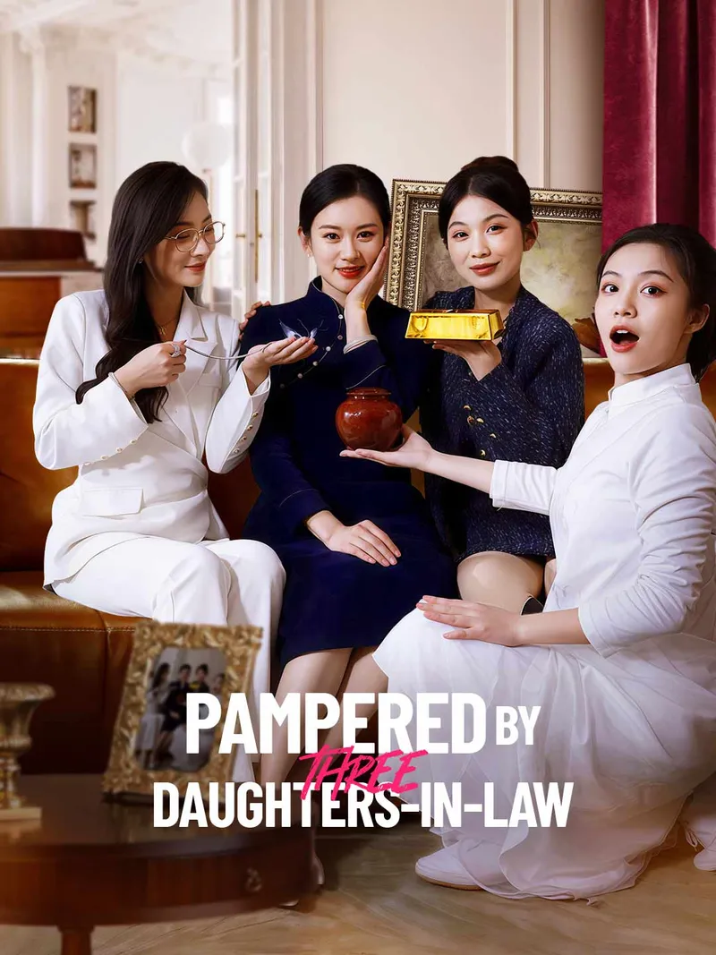 Pampered by Three Daughters-in-Law cover