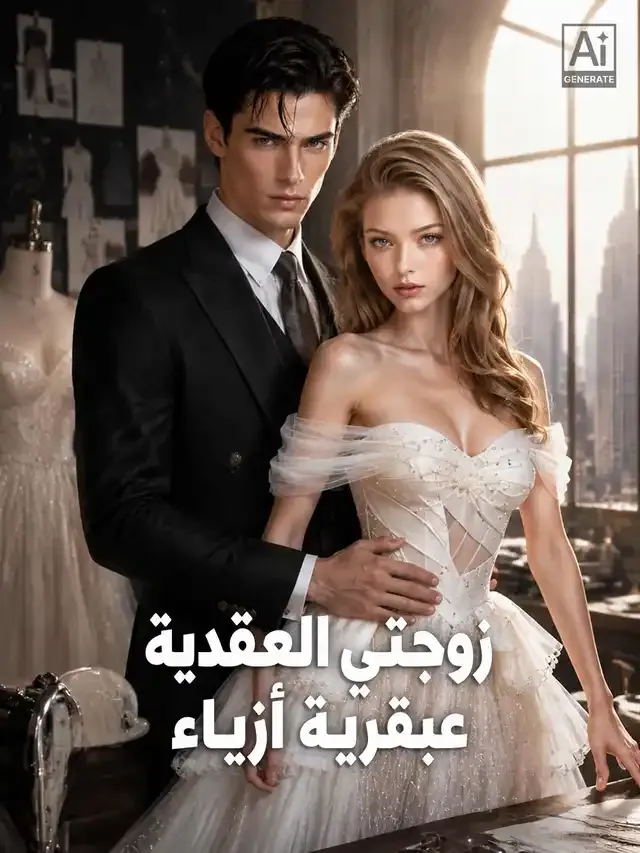 غلاف زوجتي العقدية عبقرية أزياء