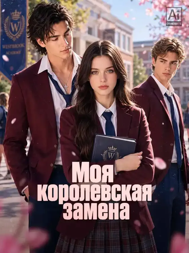 Обложка «Моя королевская замена»