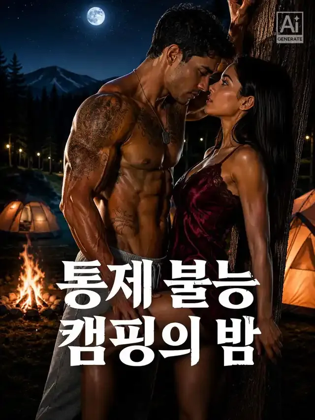 통제 불능 캠핑의 밤 표지