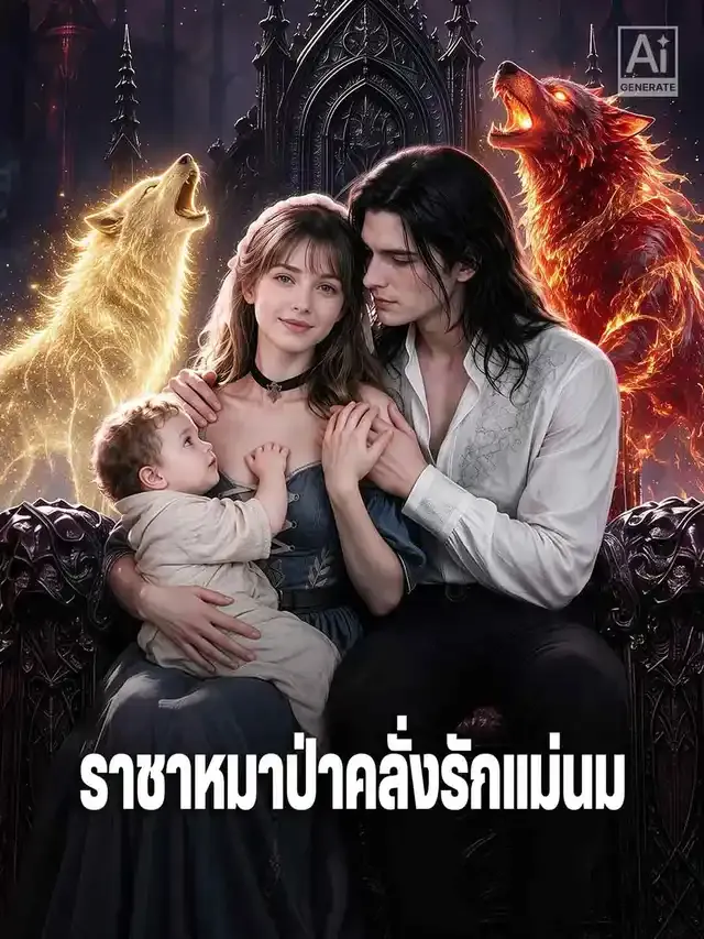 หน้าปกราชาหมาป่าคลั่งรักแม่นม
