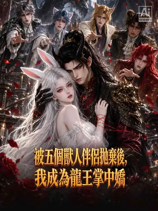 《被五個獸人伴侶拋棄後，我成為龍王掌中嬌》封面