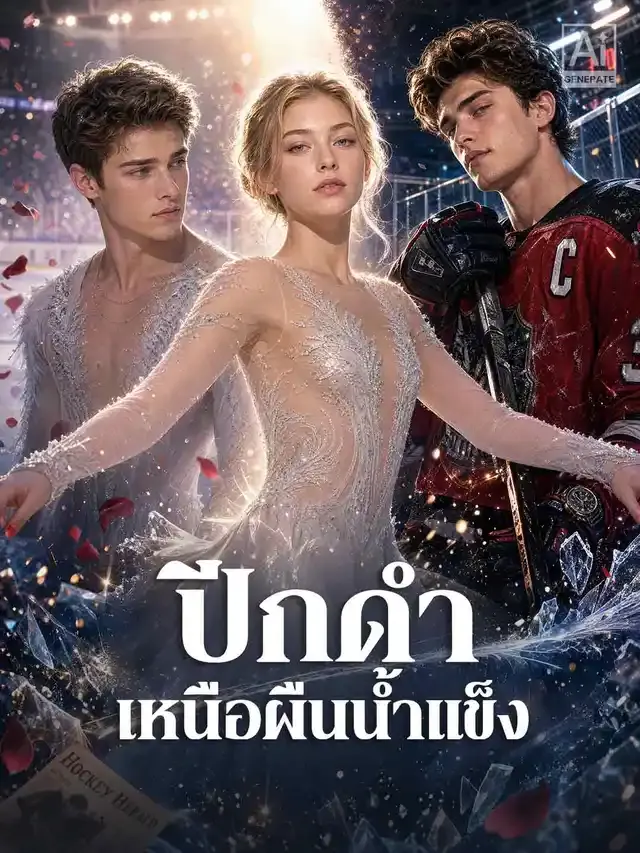 หน้าปกปีกดำเหนือผืนน้ำแข็ง