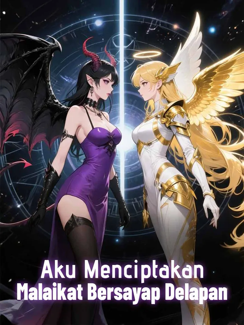 Sampul Terikat dengan Seraph Bersayap Delapan