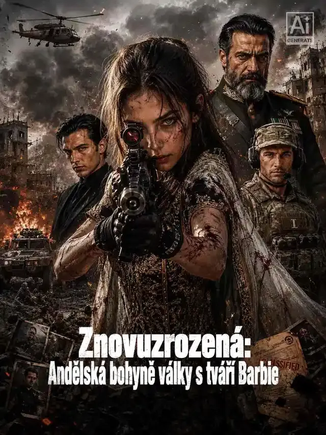 Obálka Znovuzrozená: Andělská bohyně války s tváří Barbie