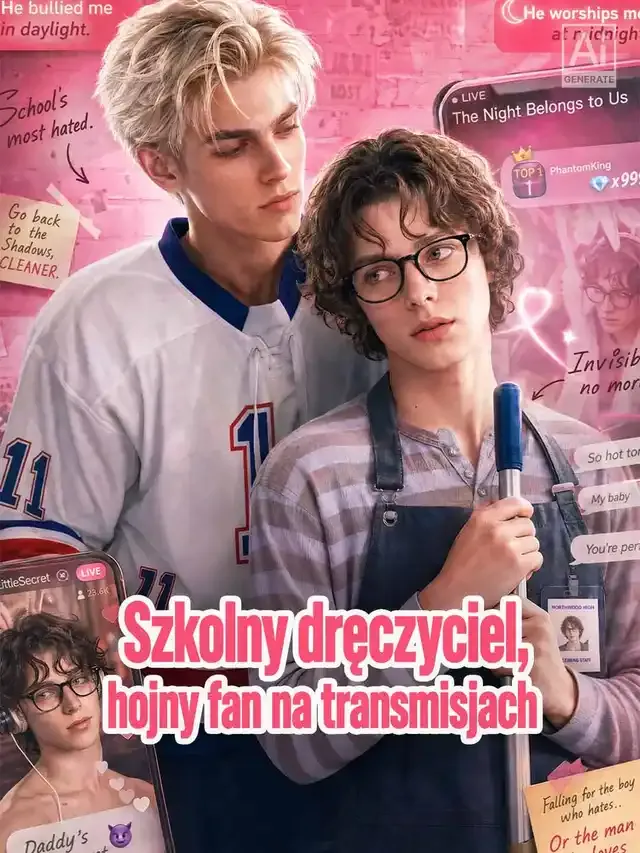 Okładka Szkolny dręczyciel, hojny fan na transmisjach