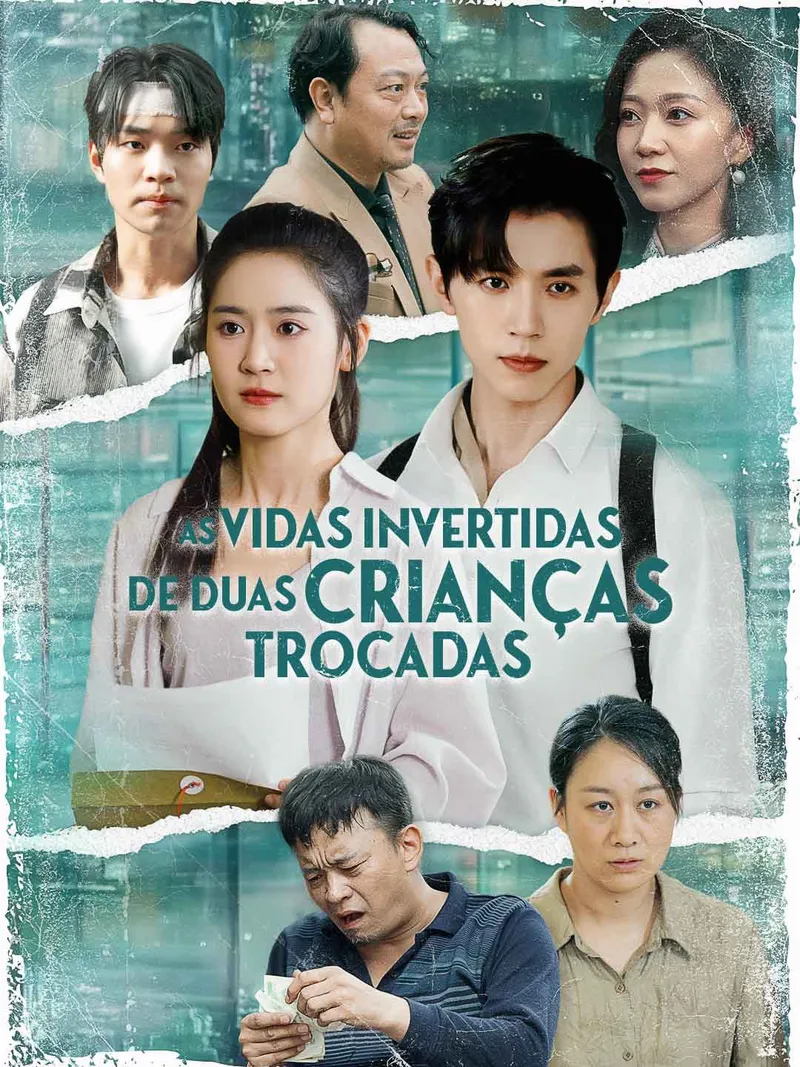 Capa de As Vidas Invertidas de Duas Crianças Trocadas