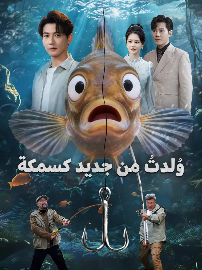 غلاف وُلدتُ من جديد كسمكة