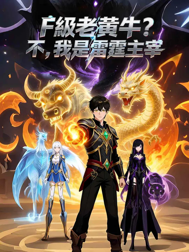 《F級老黃牛？不，我是雷霆主宰》封面
