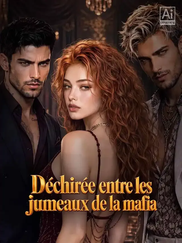 Couverture de Déchirée entre les jumeaux de la mafia
