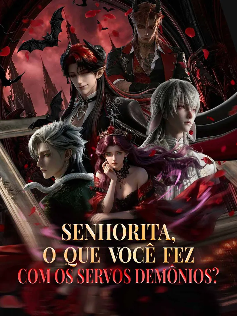 Capa de Senhorita, o que você fez com os Servos Demônios?