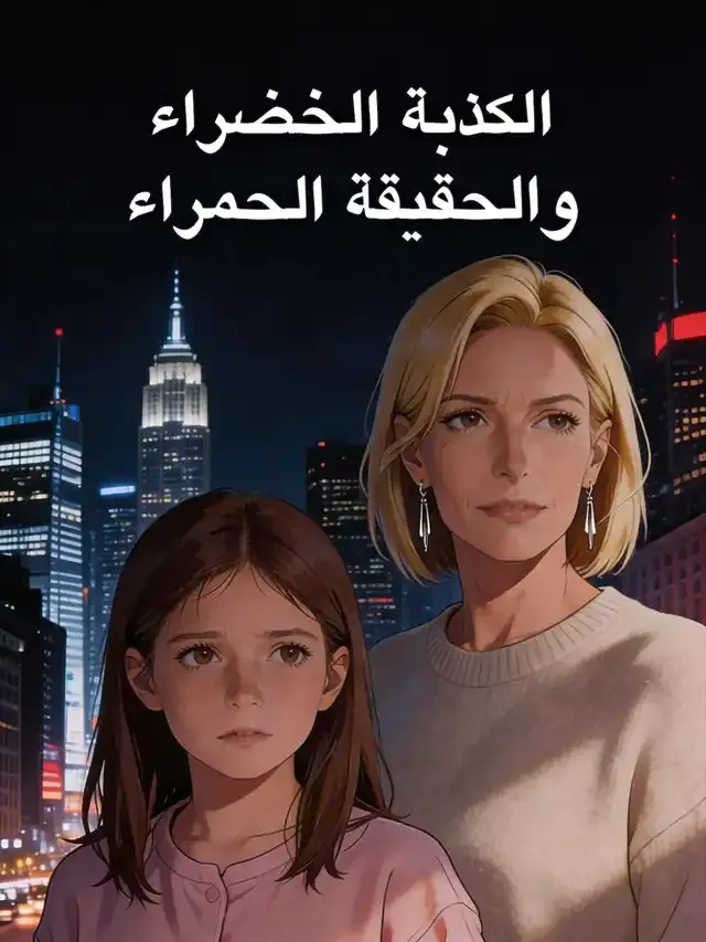غلاف الكذبة الخضراء والحقيقة الحمراء