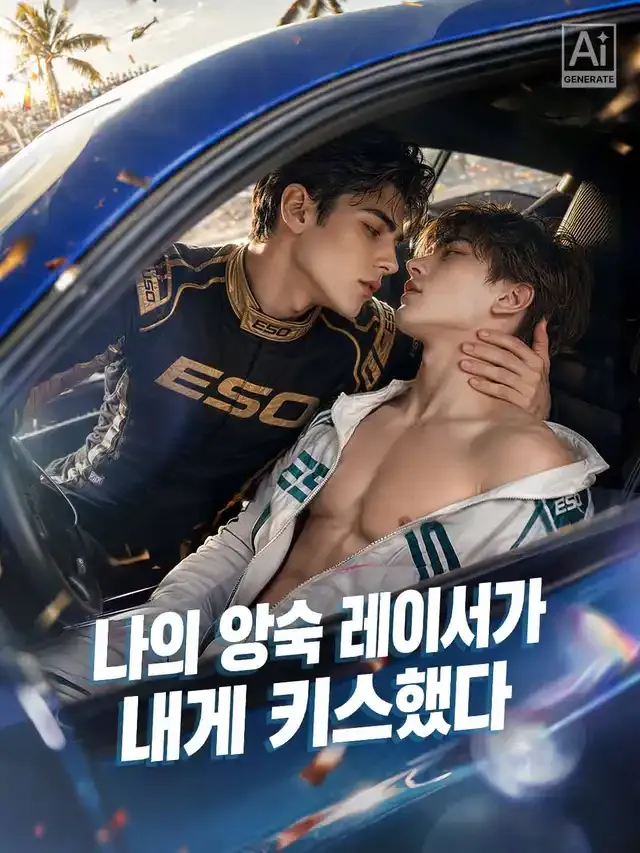 나의 앙숙 레이서가 내게 키스했다 표지