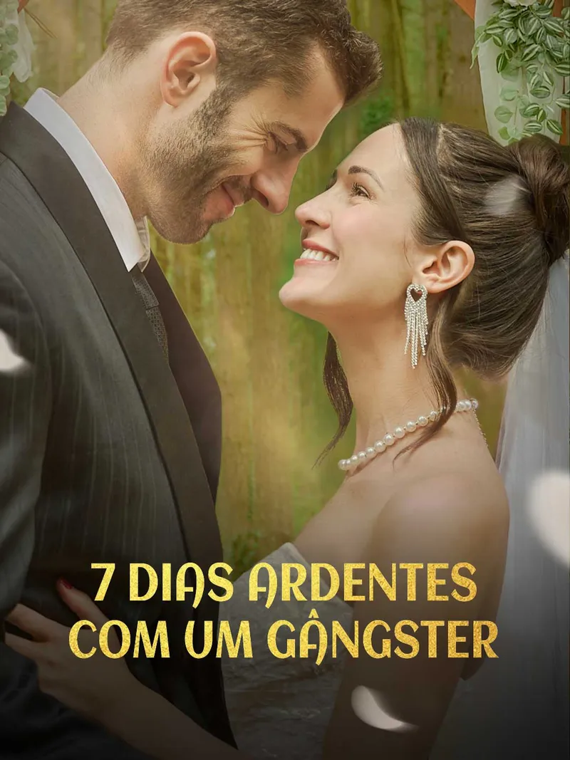 Capa de 7 dias ardentes com um gângster