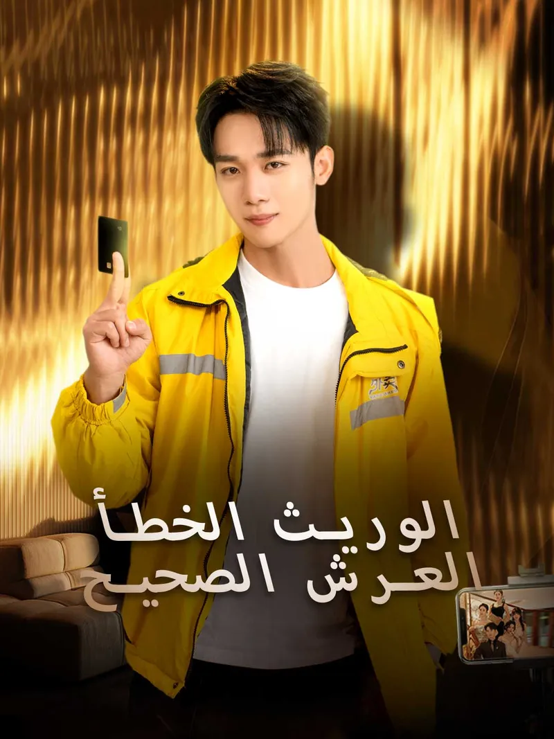 غلاف الوريث الخطأ العرش الصحيح