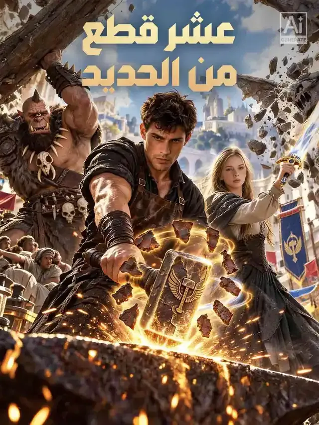 غلاف عشر قطع من الحديد