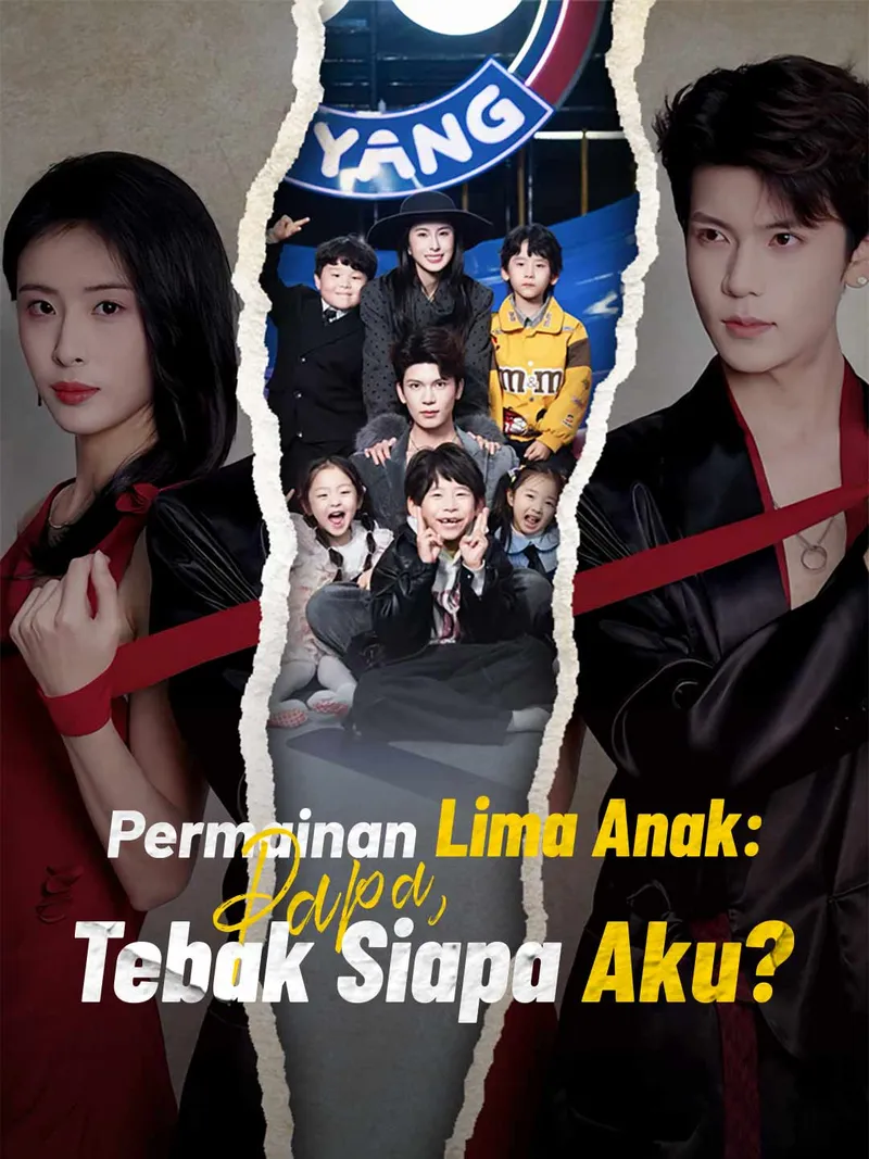 Sampul Permainan Lima Anak: Papa, Tebak Siapa Aku?
