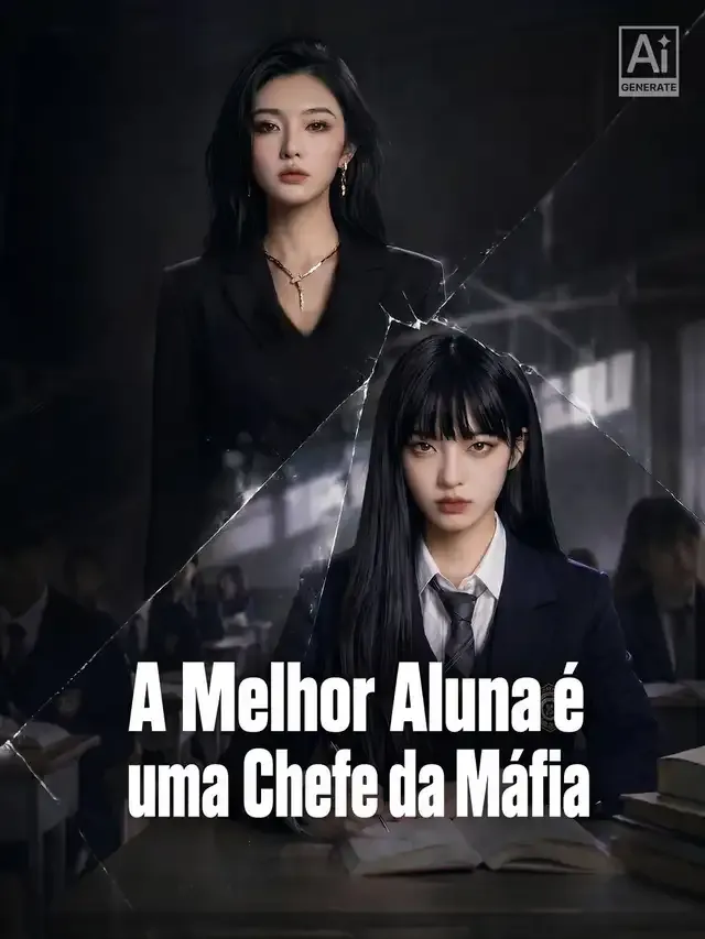 Capa de A Melhor Aluna é uma Chefe da Máfia