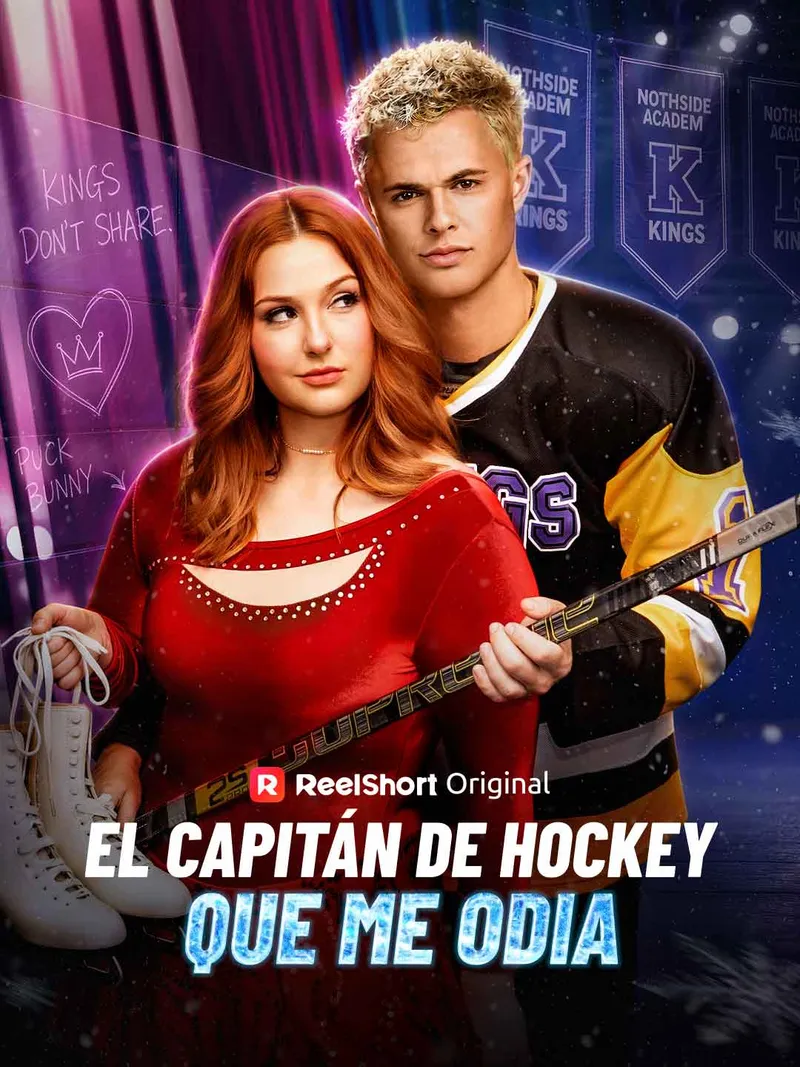 Portada de El capitán de hockey que me odia