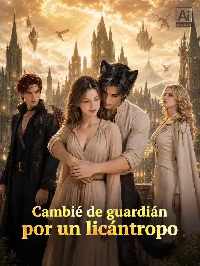 Portada de Cambié de guardián por un licántropo