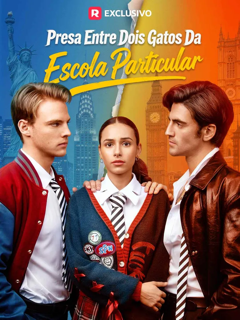 Capa de Presa Entre Dois Gatos Da Escola Particular