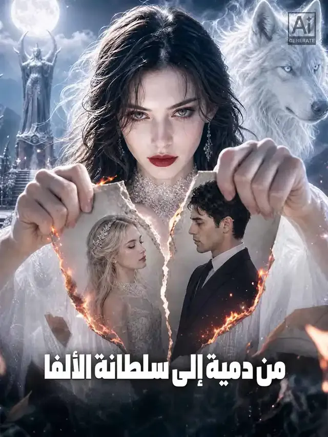 غلاف من دمية إلى سلطانة الألفا