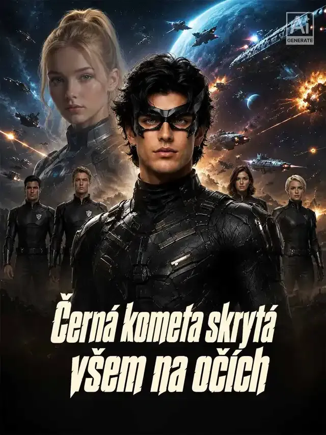 Obálka Černá kometa skrytá všem na očích