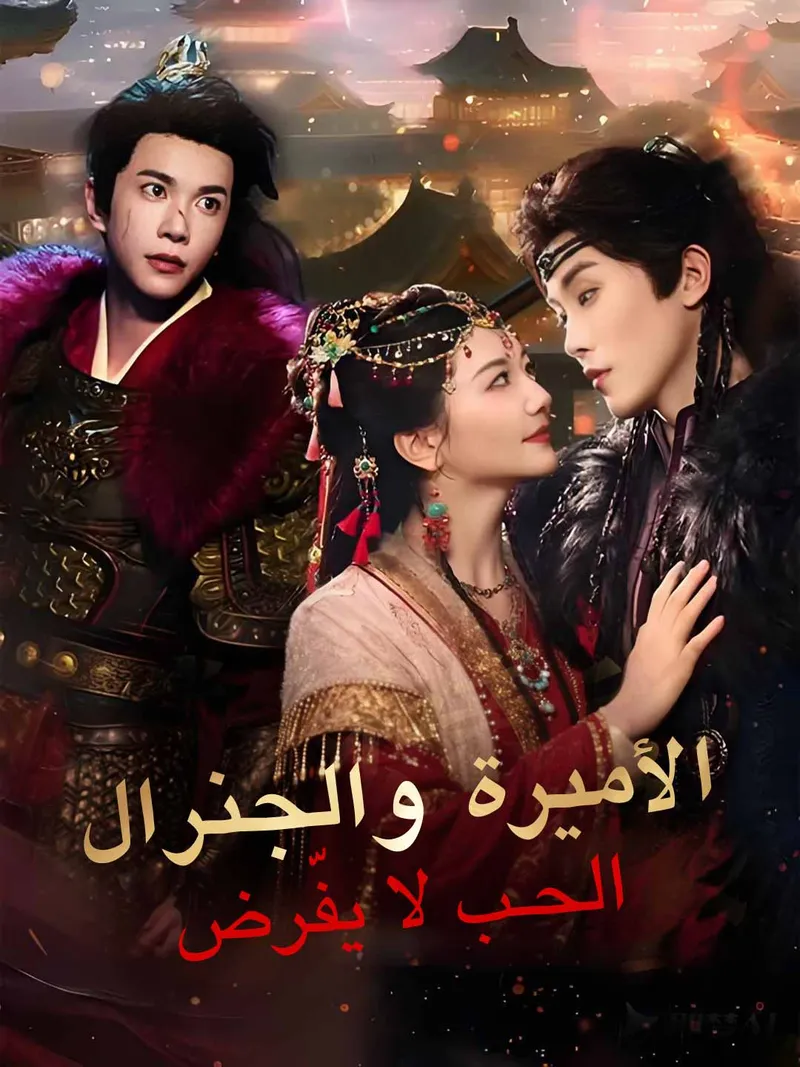 غلاف الاميرة والجنرال: الحب لا يُفرض