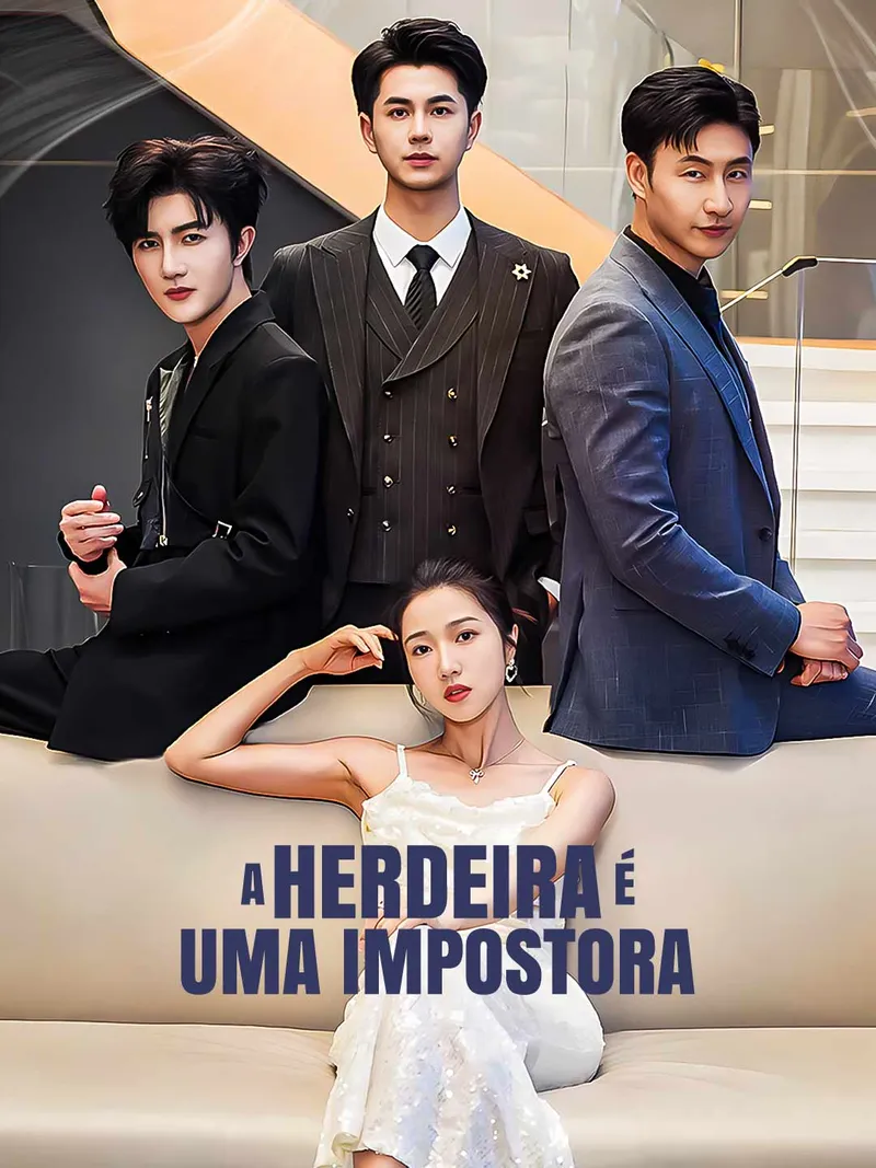 Capa de A herdeira é uma impostora