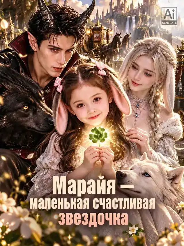 Обложка «Марайя — маленькая счастливая звездочка»
