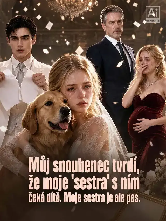 Obálka Můj snoubenec tvrdí, že moje 'sestra' s ním čeká dítě. Moje sestra je ale pes.