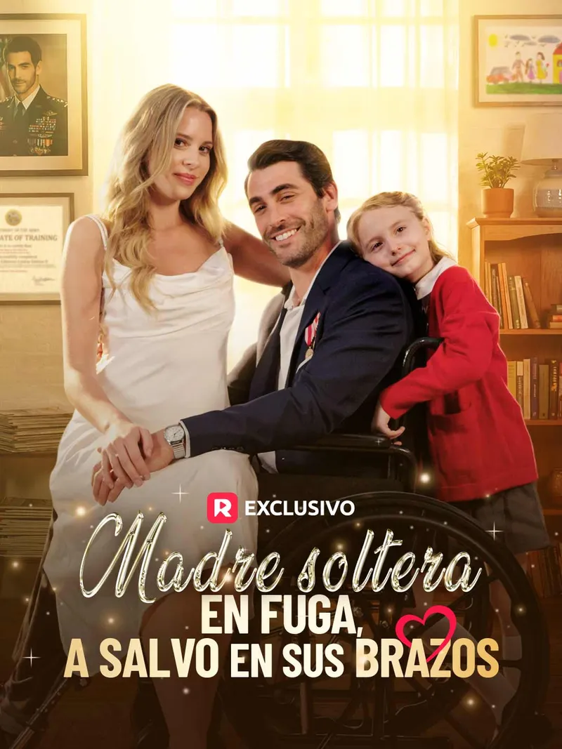 Portada de Madre soltera en fuga, a salvo en sus brazos