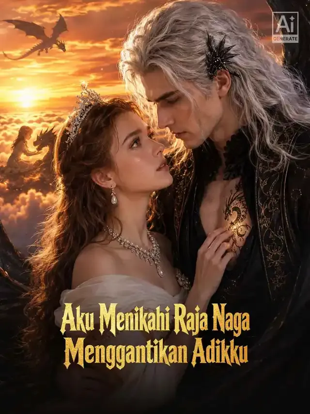 Sampul Aku Menikahi Raja Naga Menggantikan Adikku