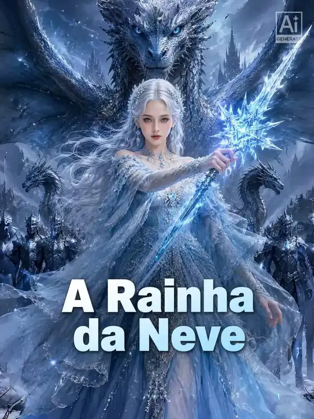 Capa de A Rainha da Neve