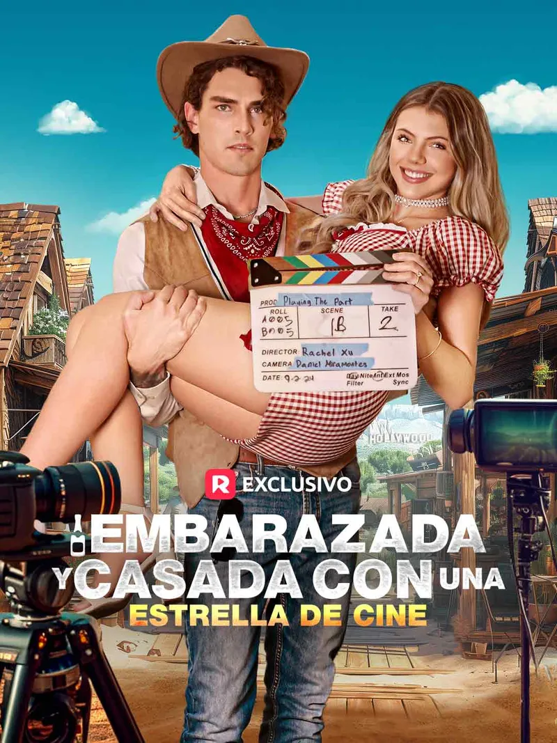Portada de Embarazada y Casada con una Estrella de Cine