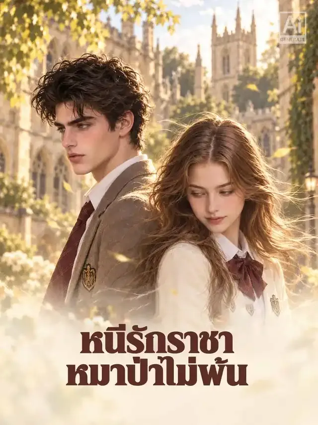 หน้าปกหนีรักราชาหมาป่าไม่พ้น