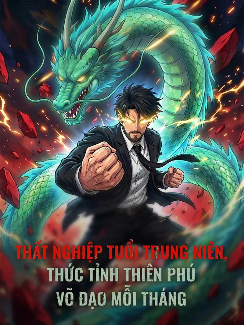 Ảnh bìa Thất nghiệp tuổi trung niên, thức tỉnh thiên phú võ đạo mỗi tháng