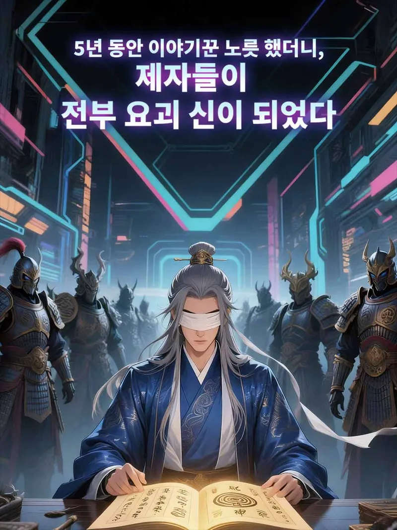 5년 동안 이야기꾼 노릇 했더니, 제자들이 전부 요괴 신이 되었다 표지