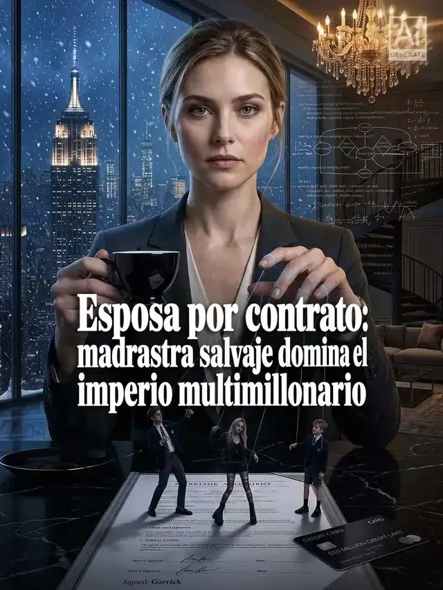Portada de Esposa por contrato: madrastra salvaje domina el imperio multimillonario
