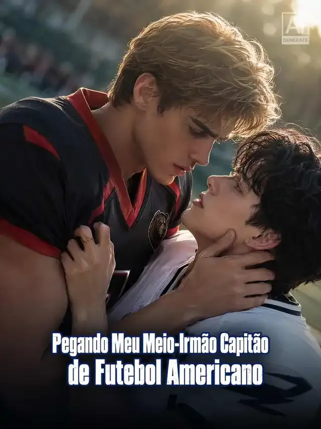 Capa de Pegando Meu Meio-Irmão Capitão de Futebol Americano