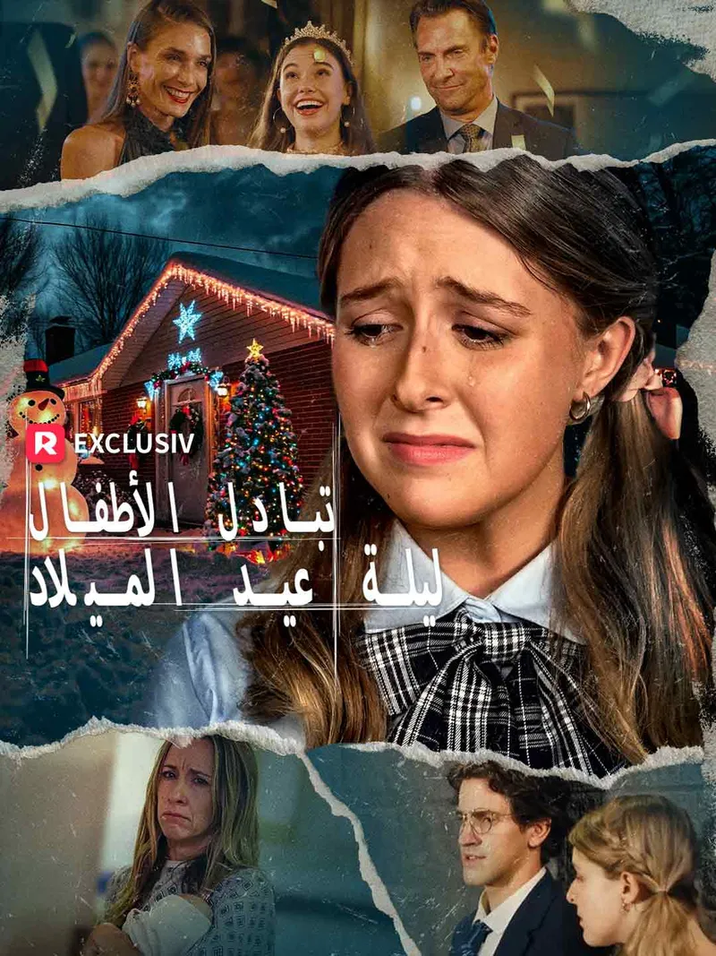 غلاف تبادل الأطفال ليلة عيد الميلاد