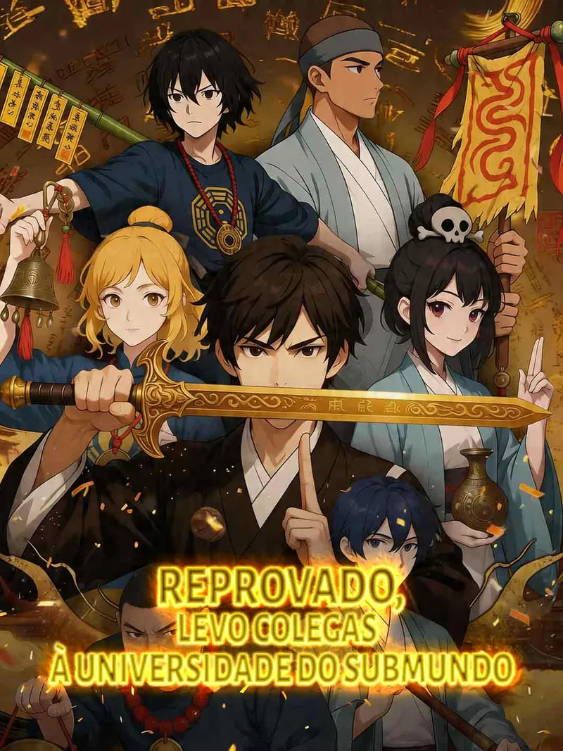 Capa de Reprovado, levo colegas à universidade do submundo