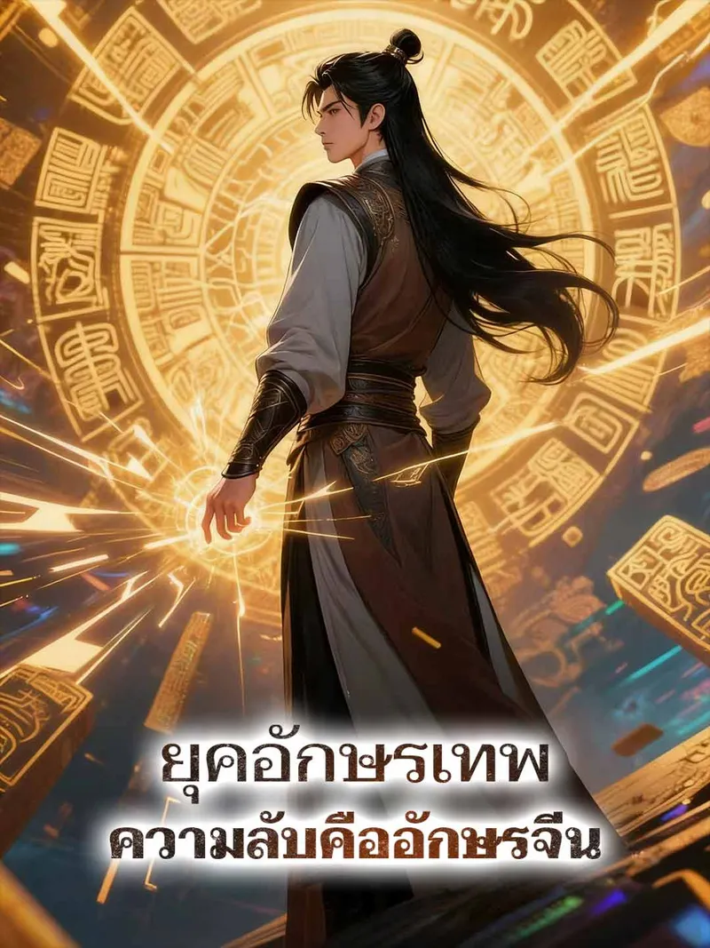 หน้าปกยุคอักษรเทพ ความลับคืออักษรจีน
