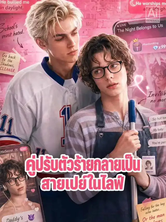 หน้าปกคู่ปรับตัวร้ายกลายเป็นสายเปย์ในไลฟ์
