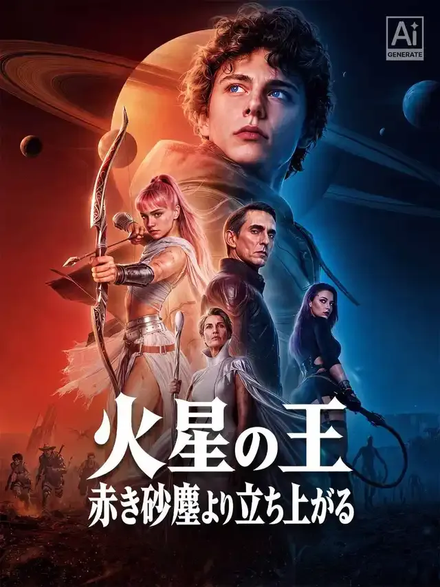 「火星の王 赤き砂塵より立ち上がる」のカバー画像