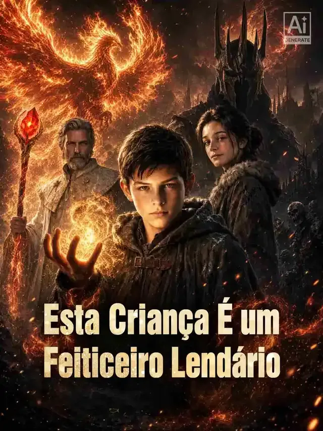 Capa de Esta Criança É um Feiticeiro Lendário