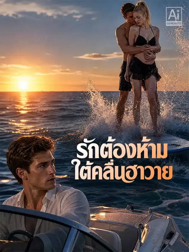 หน้าปกรักต้องห้ามใต้คลื่นฮาวาย