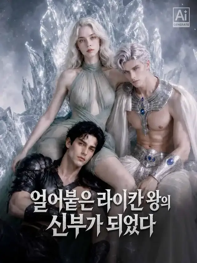 얼어붙은 라이칸 왕의 신부가 되었다 표지