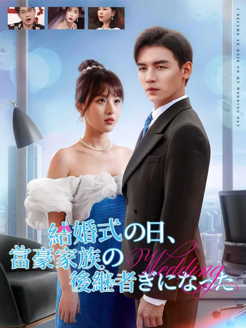 「結婚式の日、富豪家族の後継者ぎになった」のカバー画像