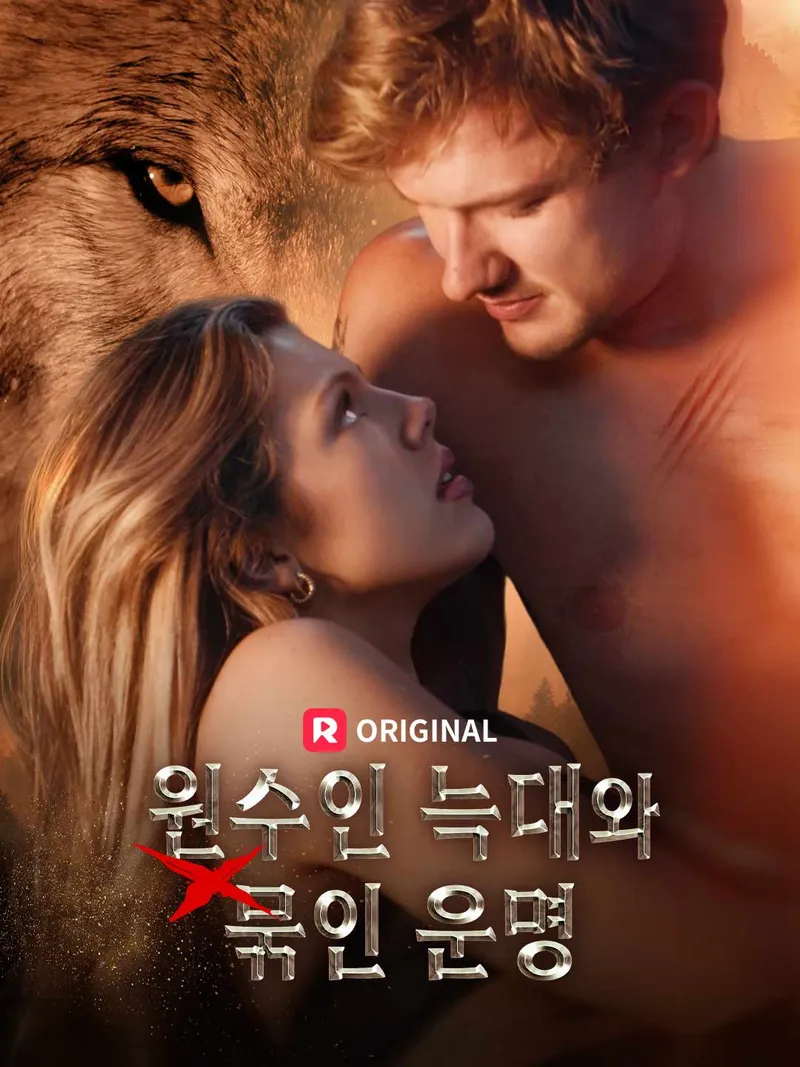 원수인 늑대와 묶인 운명 표지